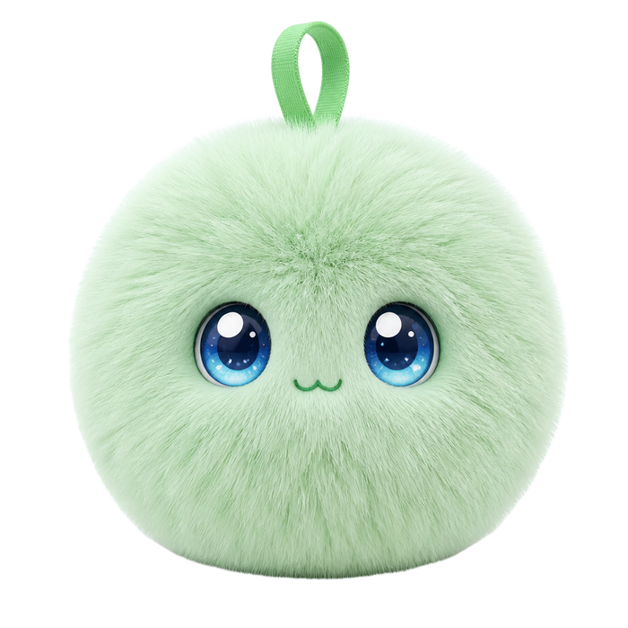 Peluche IA Kumii Hana vert menthe
