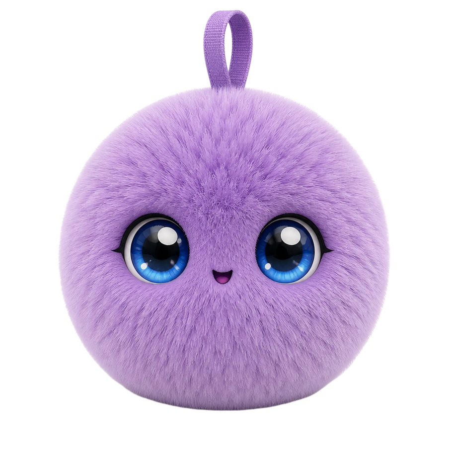Peluche IA Kumii Sora violet lavande